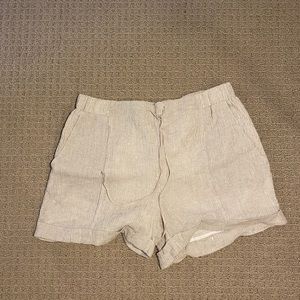 Buru drawstring linen shorts